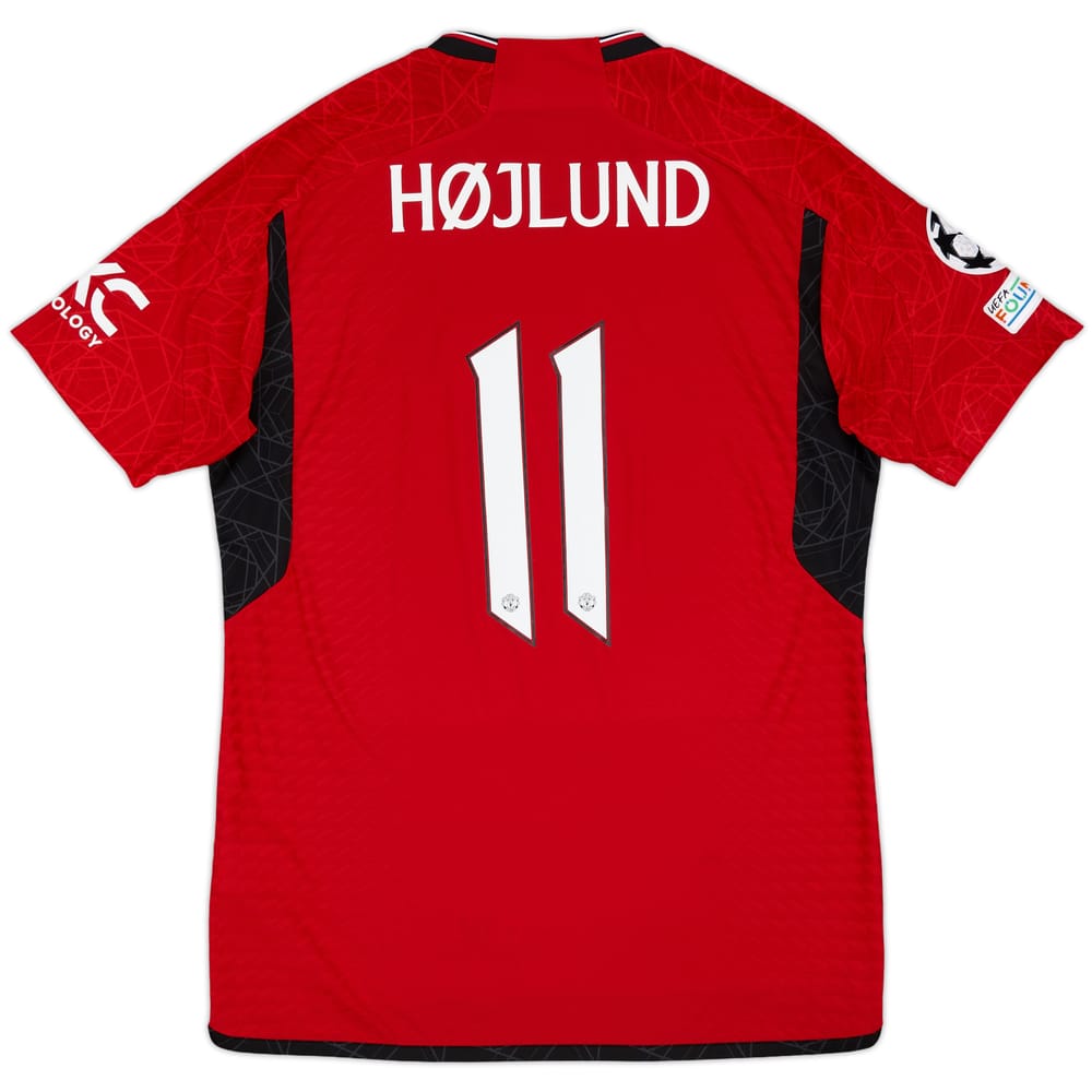2023-24 Manchester United Authentic Home Shirt Hojlund #11 - 7/10 - (L)