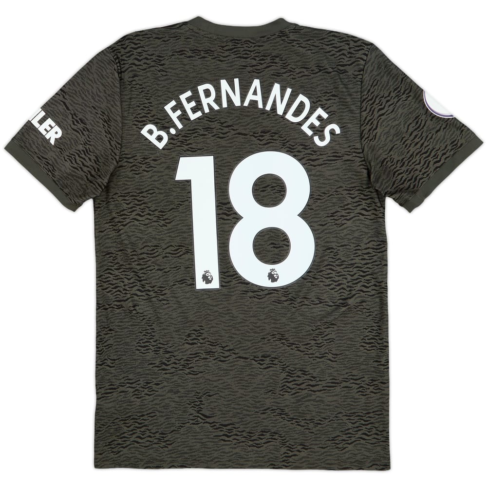 2020-21 Manchester United Away Shirt B.Fernandes #18 - 8/10 - (M)