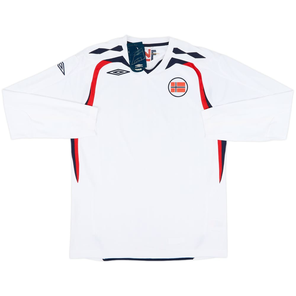 2007-08 Norway Away L/S Shirt (M)