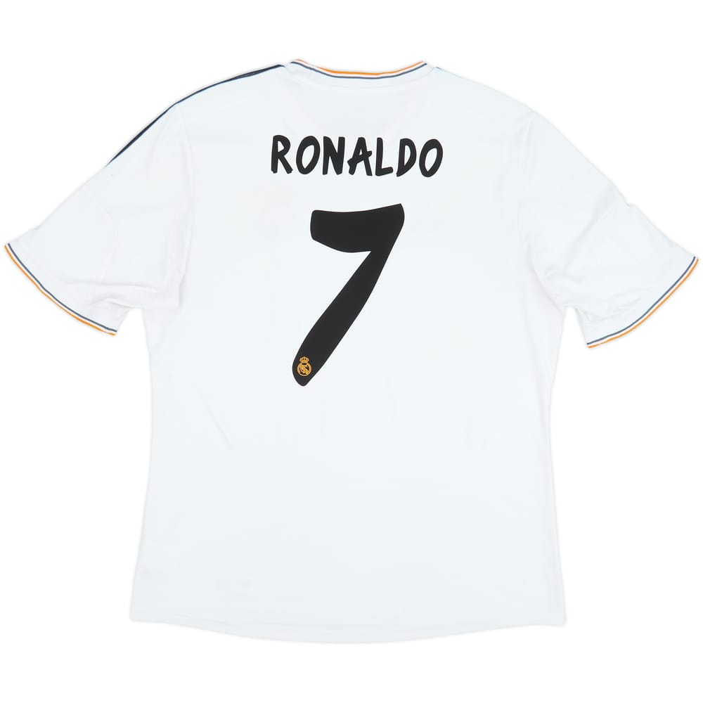 2013-14 Real Madrid Home Shirt Ronaldo #7 - 5/10 - (XL)