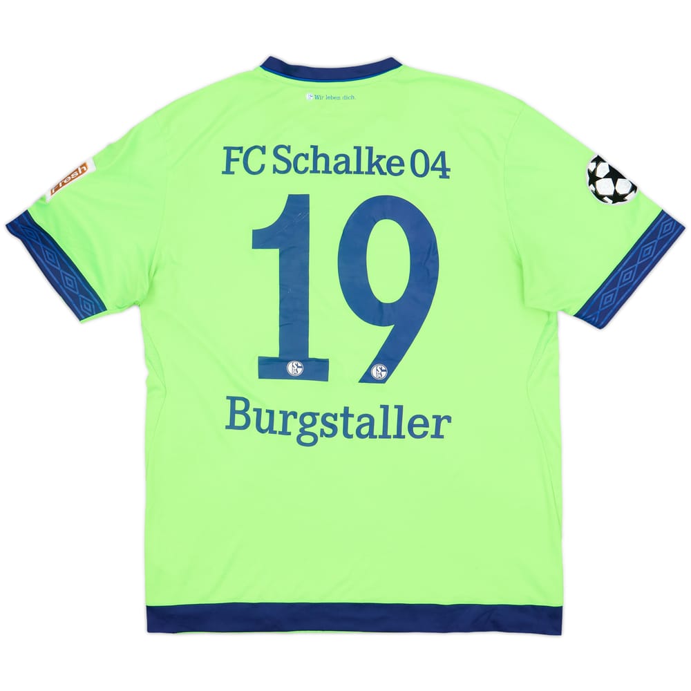 2018-19 Schalke Third Shirt Burgstaller #19 - 7/10 - (L)