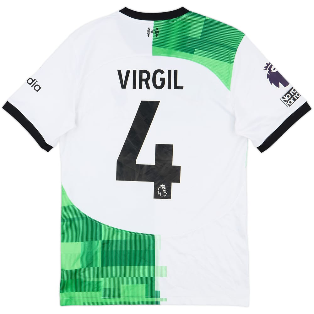 2023-24 Liverpool Away Shirt Virgil #4 - 9/10 - (S)