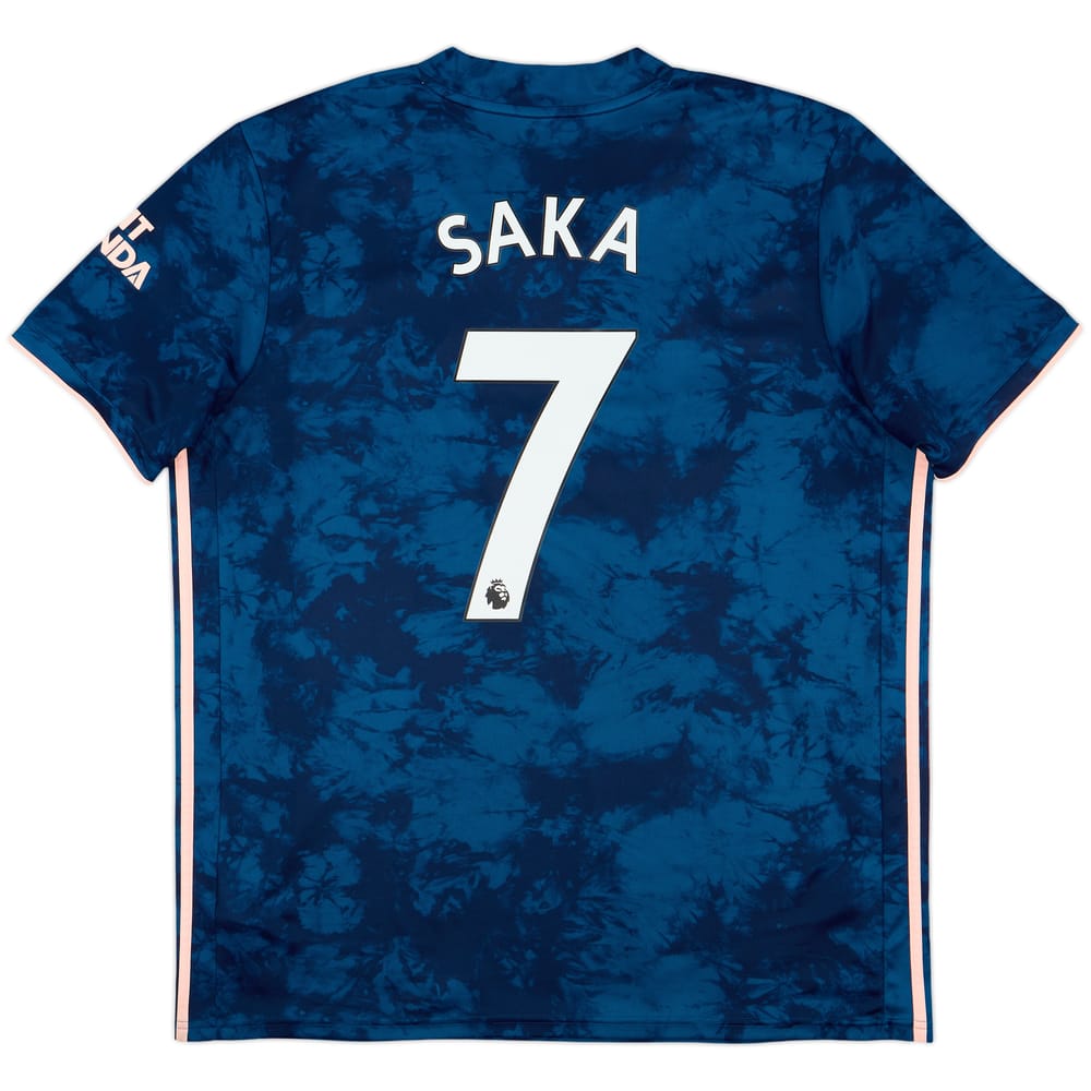 2020-21 Arsenal Third Shirt Saka #7 - 8/10 - (XL)