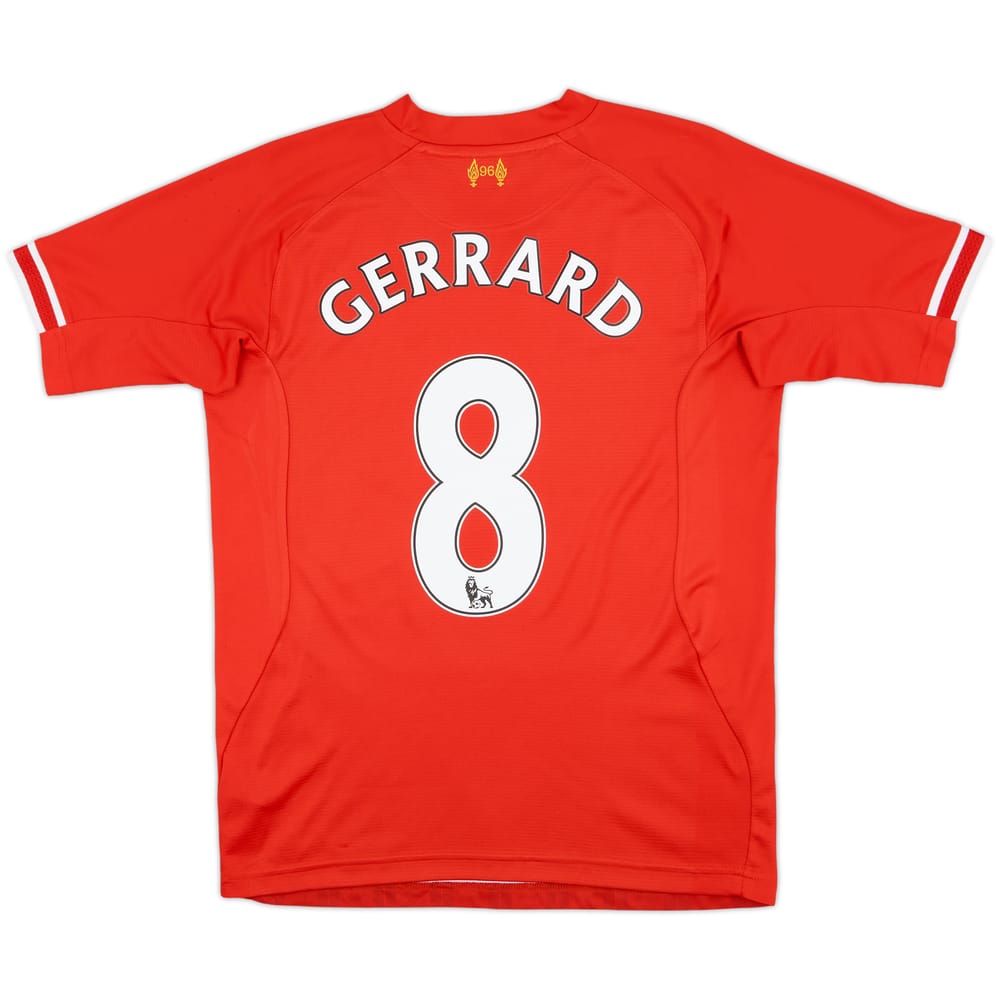 2013-14 Liverpool Home Shirt Gerrard #8 - 7/10 - (S)