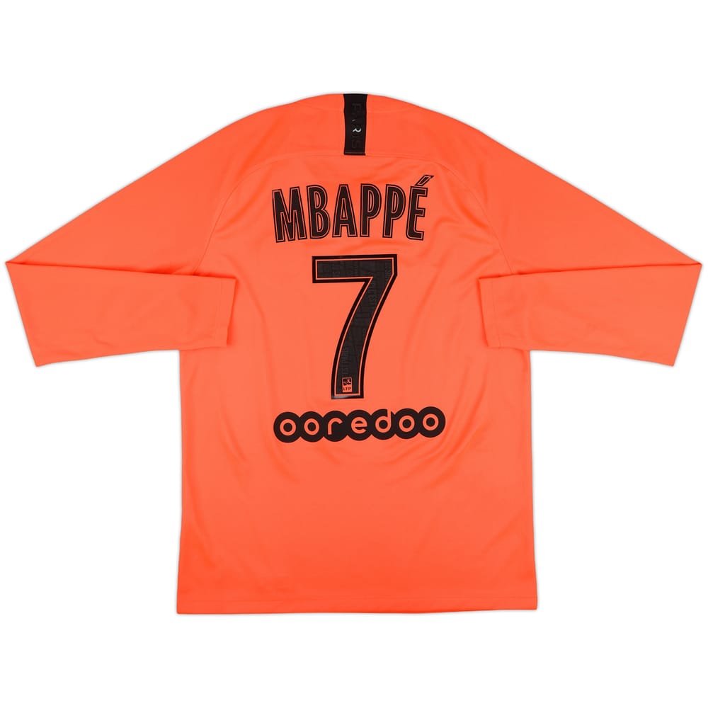 2019-20 Paris Saint-Germain Away L/S Shirt Mbappe #7 - 10/10 - (M)