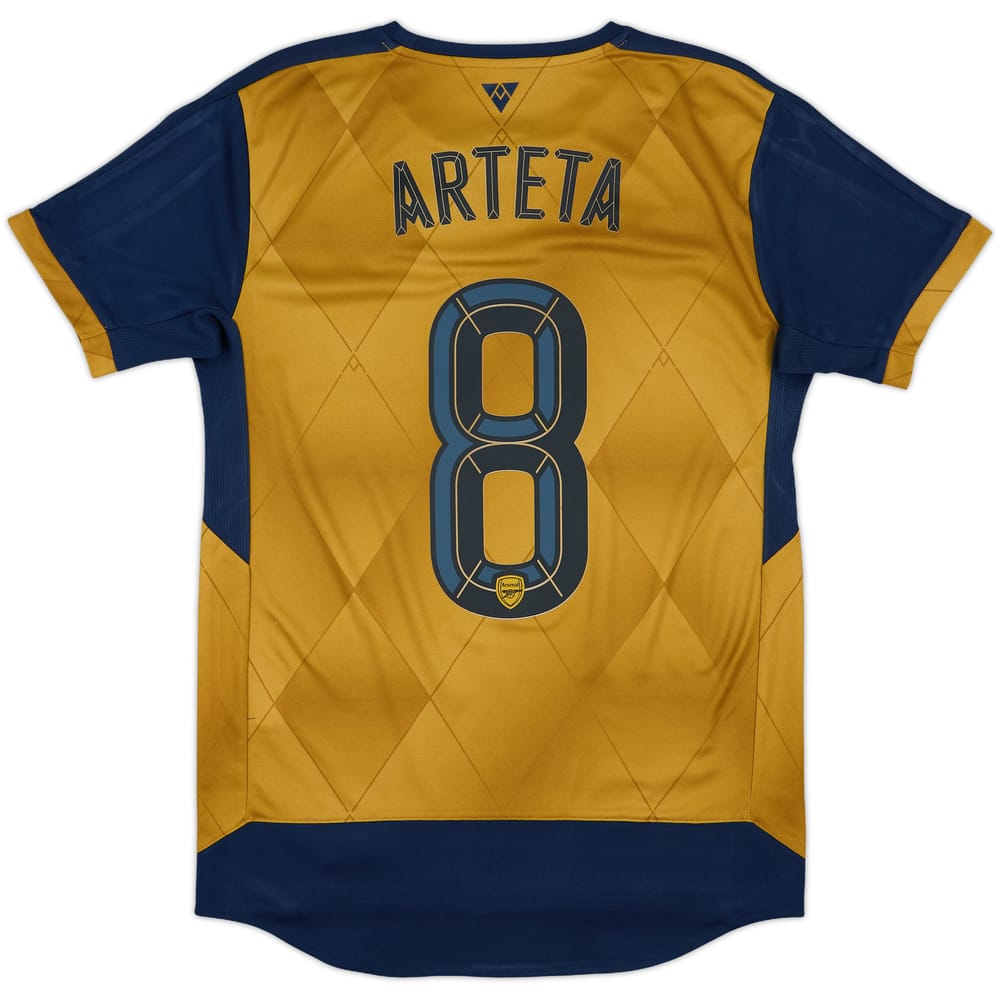 2015-16 Arsenal Away Shirt Arteta #8 - 8/10 - (S)