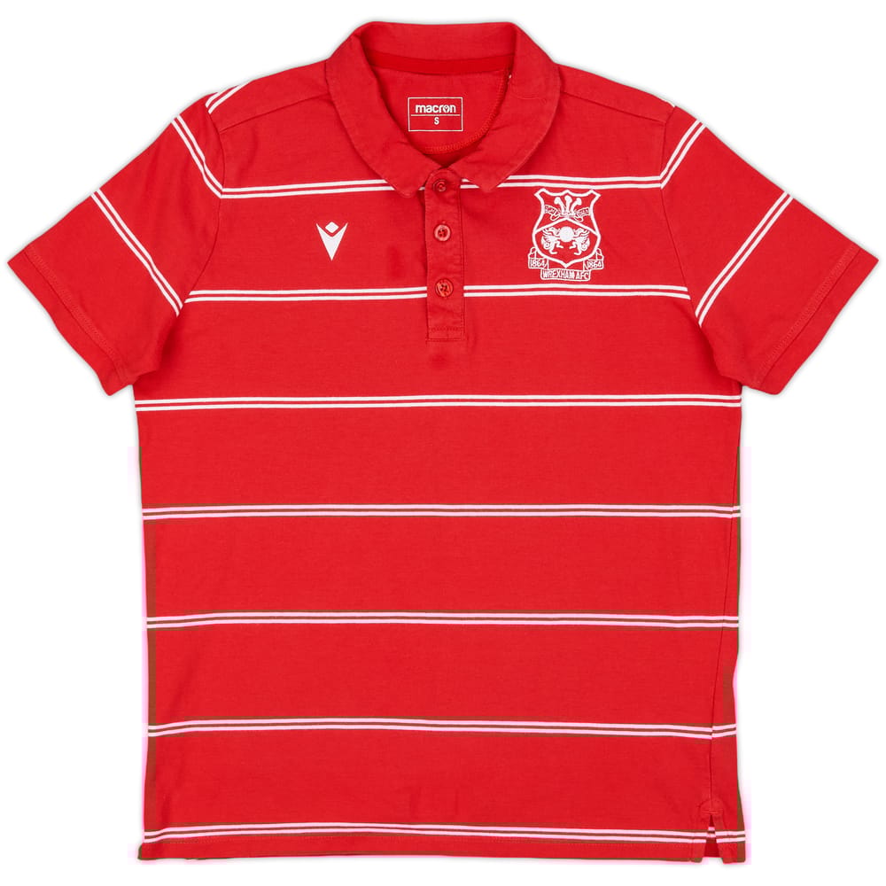 2018-19 Wrexham Macron Polo Shirt - 8/10 - (S)
