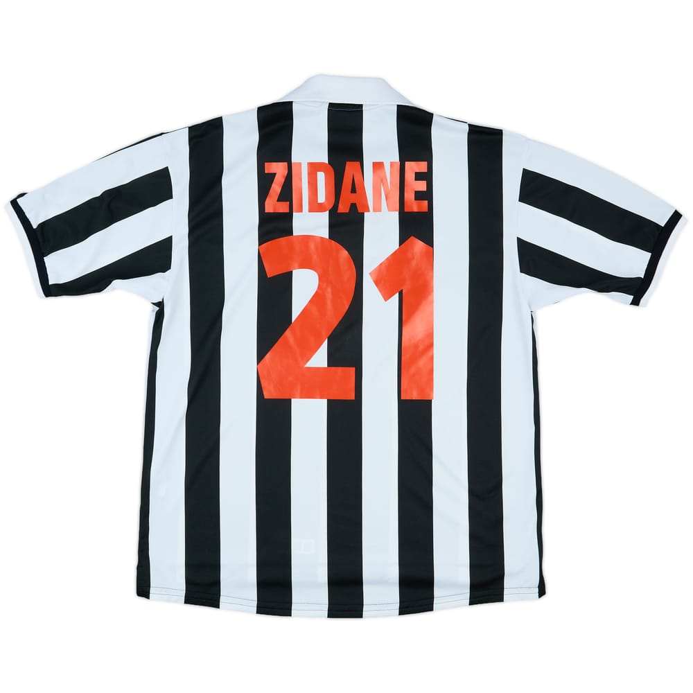 1998-99 Juventus Home Shirt Zidane #21 - 8/10 - (L)