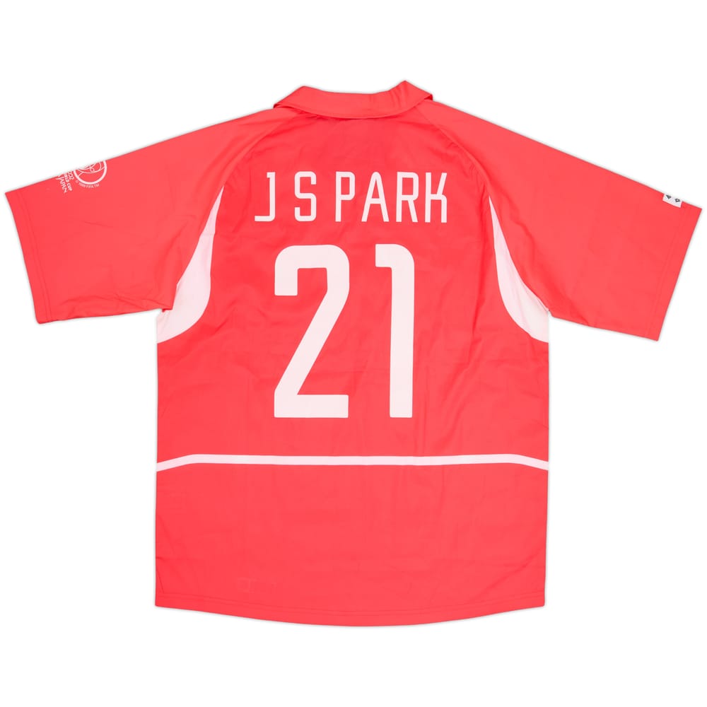 2002-03 South Korea Home Shirt J S Park #21 (L)
