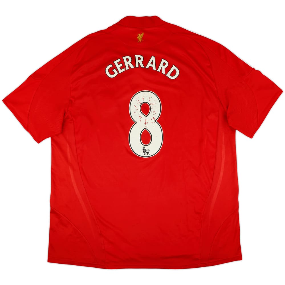 2008-10 Liverpool Home Shirt Gerrard #8 - 5/10 - (XXL)