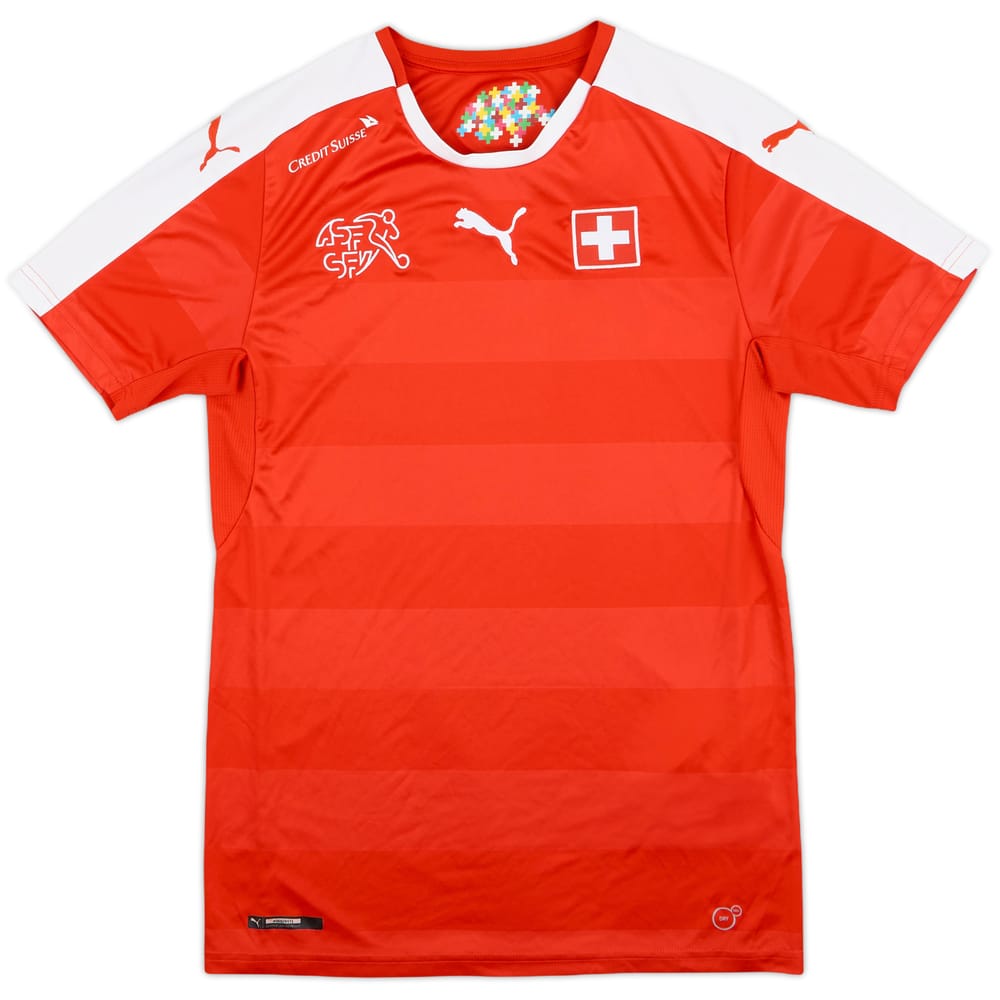 2016-17 Switzerland Home Shirt - 8/10 - (S)