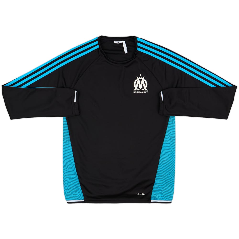 2016-17 Olympique Marseille adidas Drill Top - 8/10 - (S)