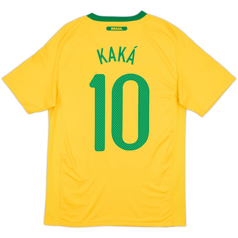 2010-11 Brazil Home Shirt Kaka #10 - 8/10 - (S)