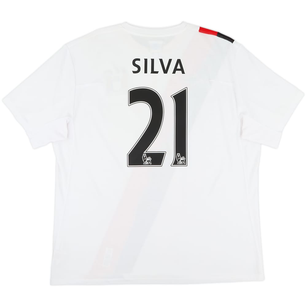 2009-11 Manchester City Third Shirt Silva #21 - 8/10 - (XL)