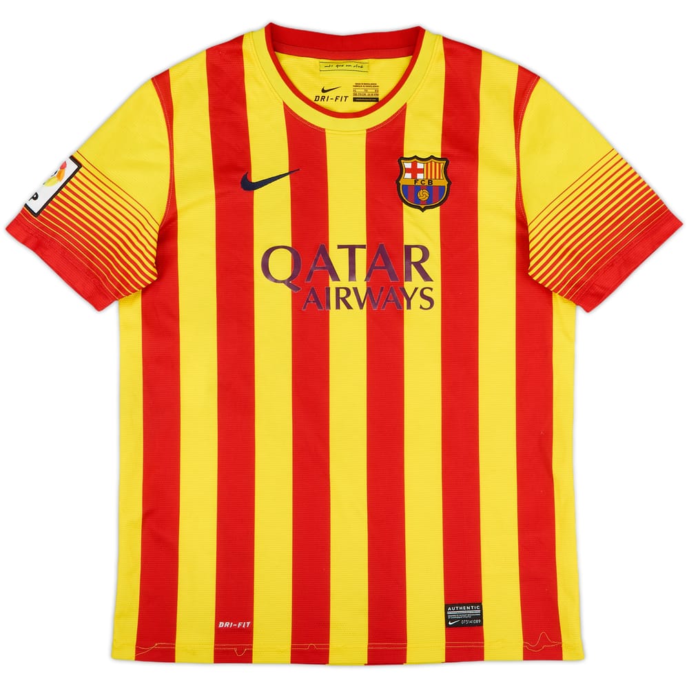 2013-15 Barcelona Away Shirt - 8/10 - (XL.Boys)