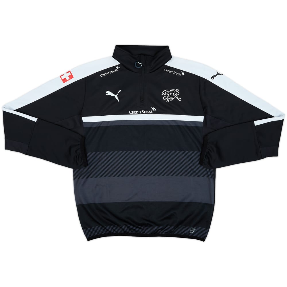 2015-16 Switzerland Puma 1/4 Zip Training Top - 8/10 - (L)