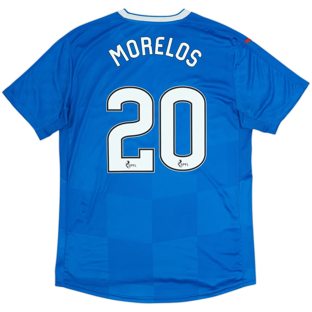2016-18 Rangers Home Shirt Morelos #20 - 5/10 - (M)