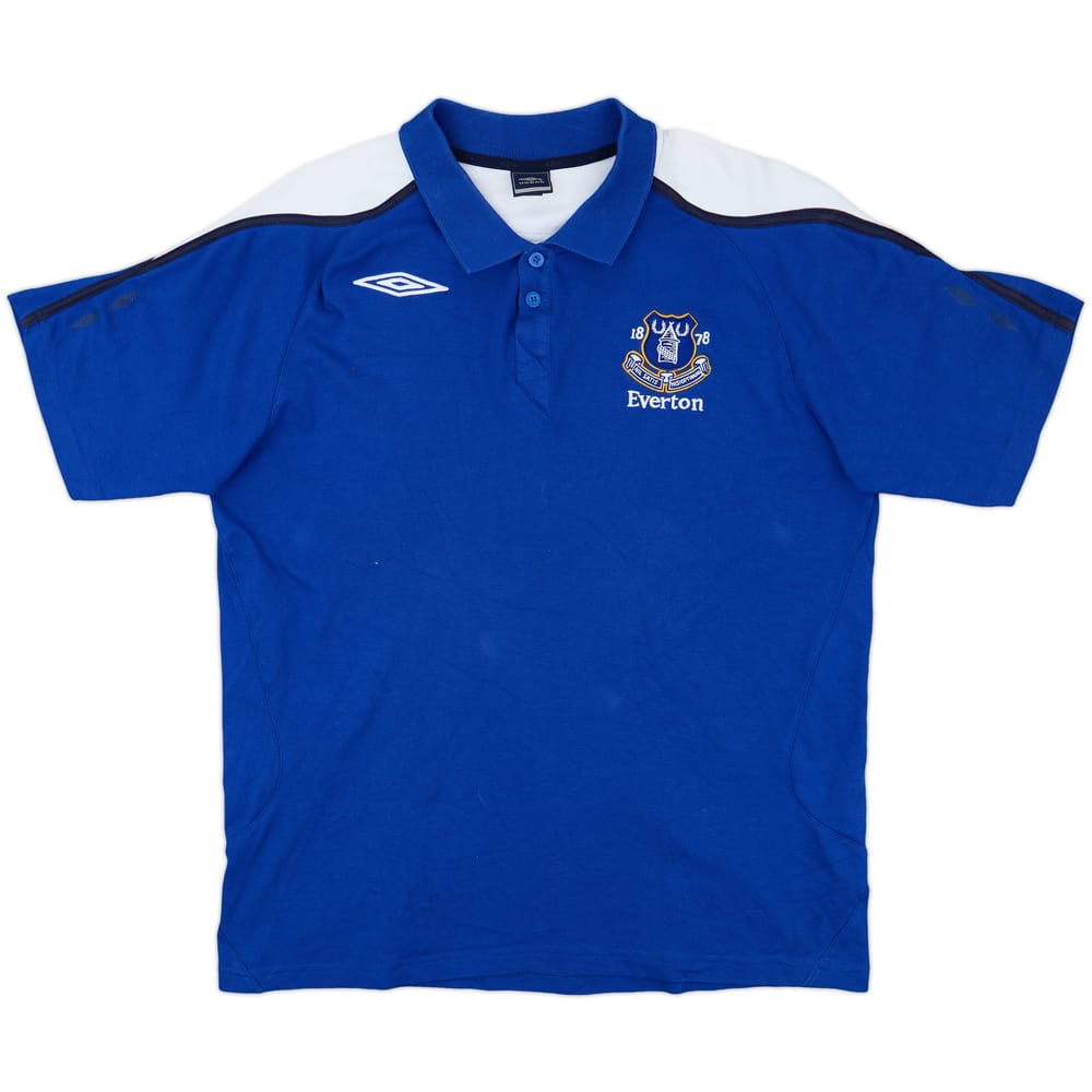 2007-08 Everton Umbro Polo Shirt - 9/10 - (XL)
