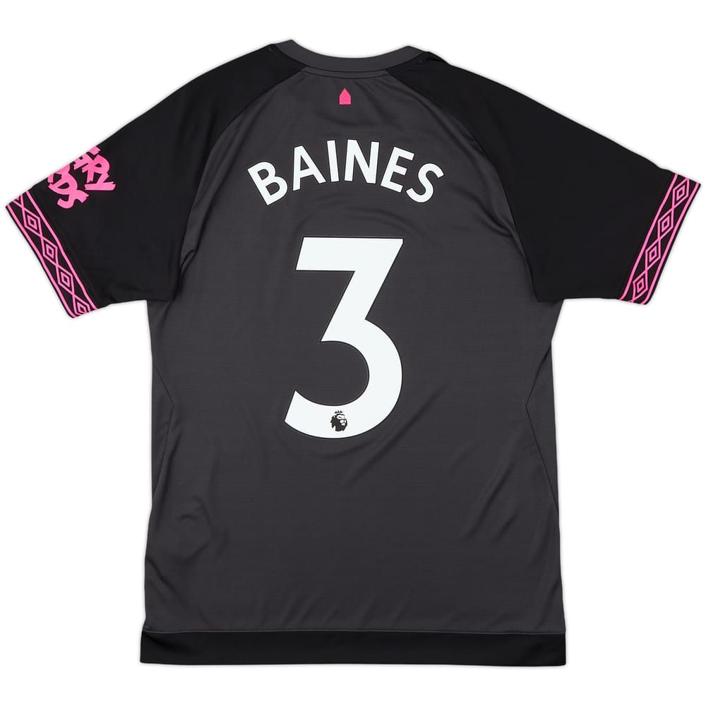 2018-19 Everton Away Shirt Baines #3 - 10/10 - (S)