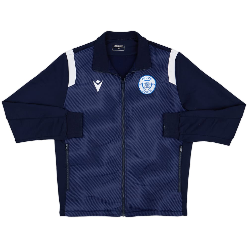 2022-23 Queen of the South Macron Track Jacket - 8/10 - (M)