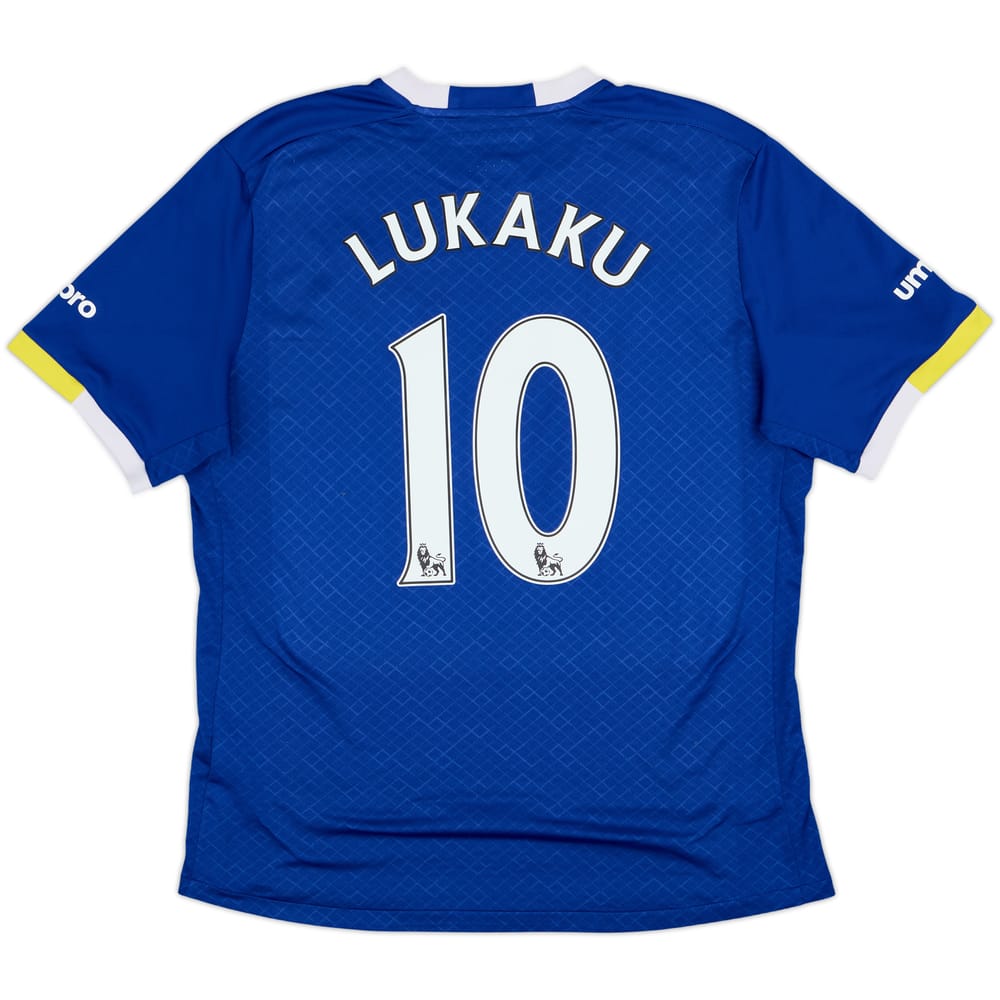 2016-17 Everton Home Shirt Lukaku #10 - 9/10 - (L)