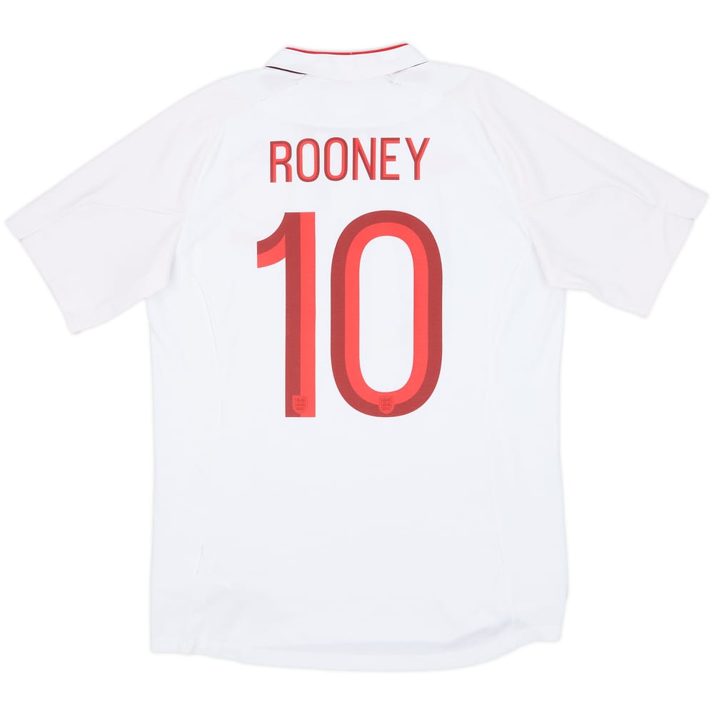 2012-13 England 'Poland/Ukraine' Home Shirt Rooney #10 - 8/10 - (M)