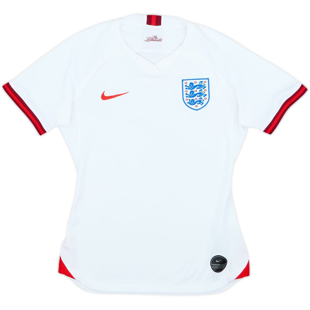 2019 England Lionesses Home Shirt - 10/10 - (Women's S)