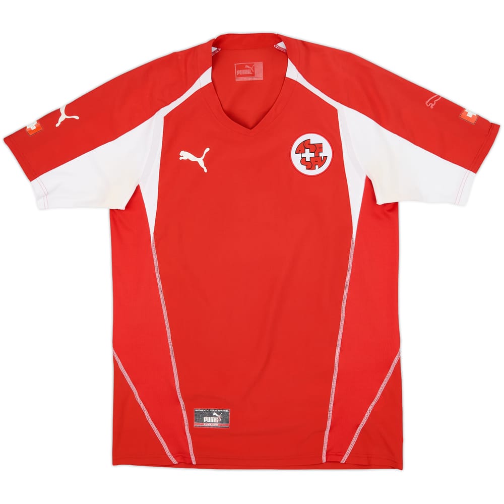2004-06 Switzerland Home Shirt - 4/10 - (L)