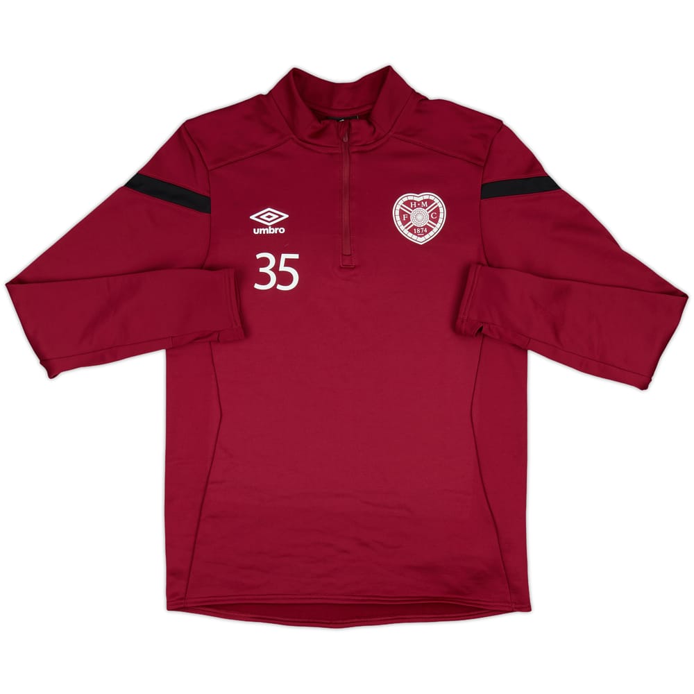 2018-19 Hearts Player Issue Umbro Training Top #35 - 8/10 - (M)