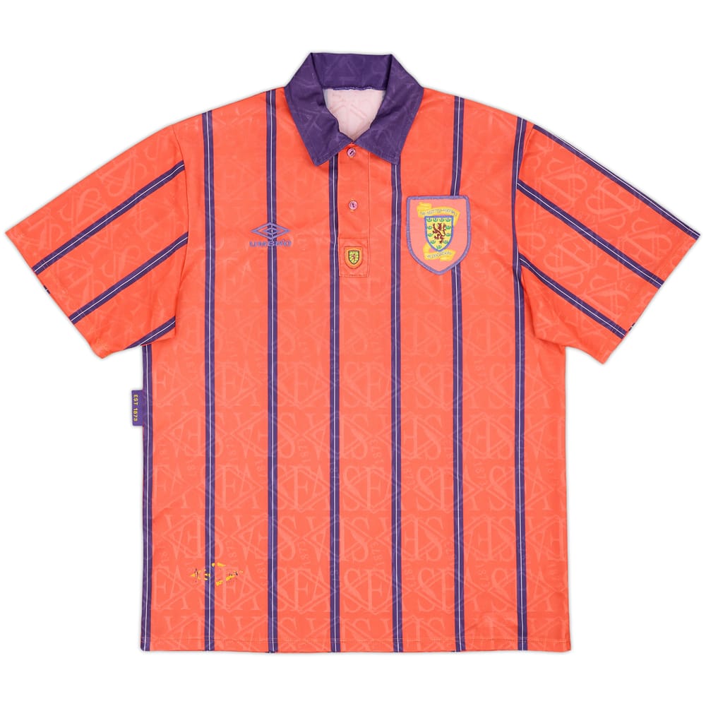 1993-95 Scotland Away Shirt - 8/10 - (L)