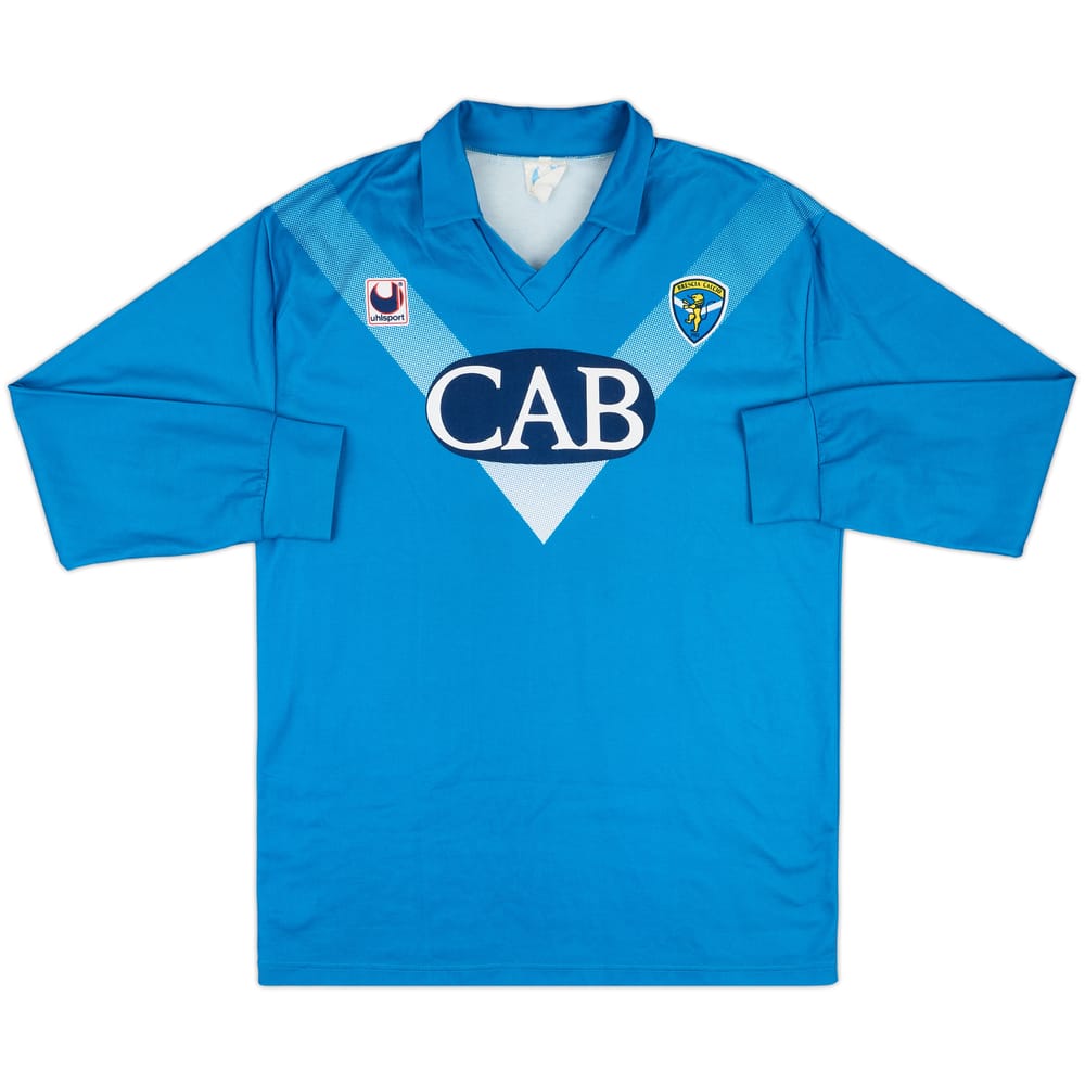 1991-92 Brescia Home L/S Shirt #11 - 9/10 - (L)