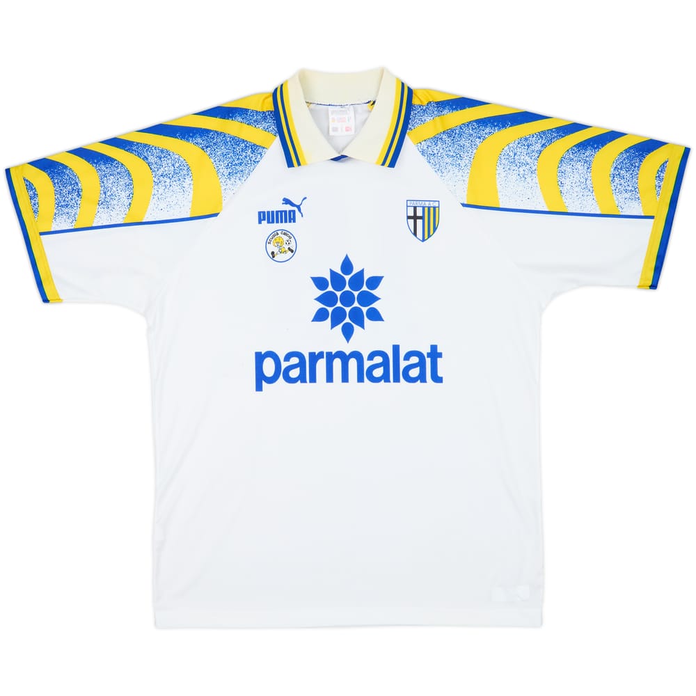 1995-97 Parma Scuola Calcio Basic Home Shirt #18 - 7/10 - (L)