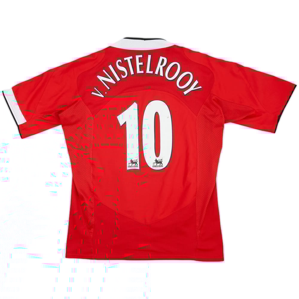 2004-06 Manchester United Home Shirt V.Nistelrooy #10 - 7/10 - (M)