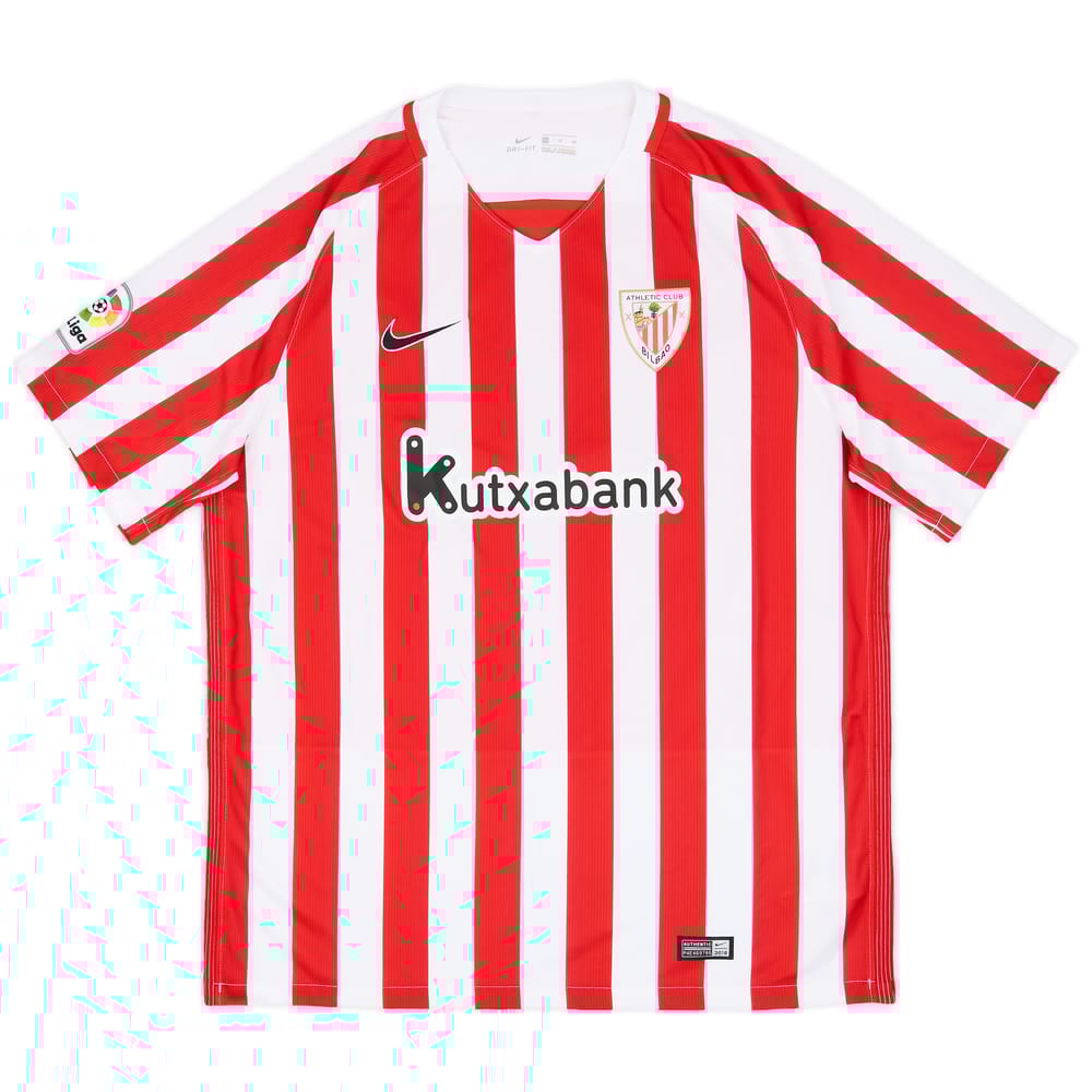 2016-17 Athletic Bilbao Home Shirt - 8/10 - (XL)