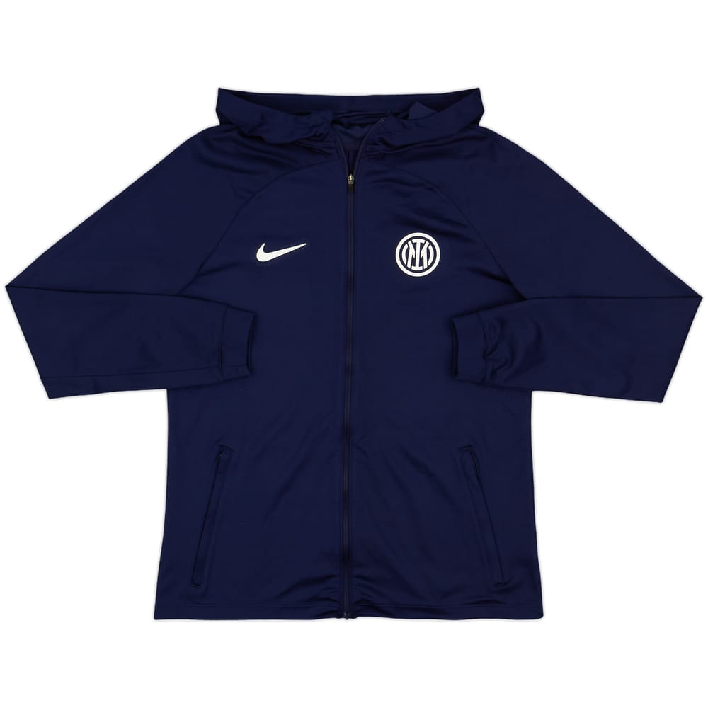 2022-23 Inter Milan Nike Hooded Track Jacket - 10/10 - (XL.Boys)