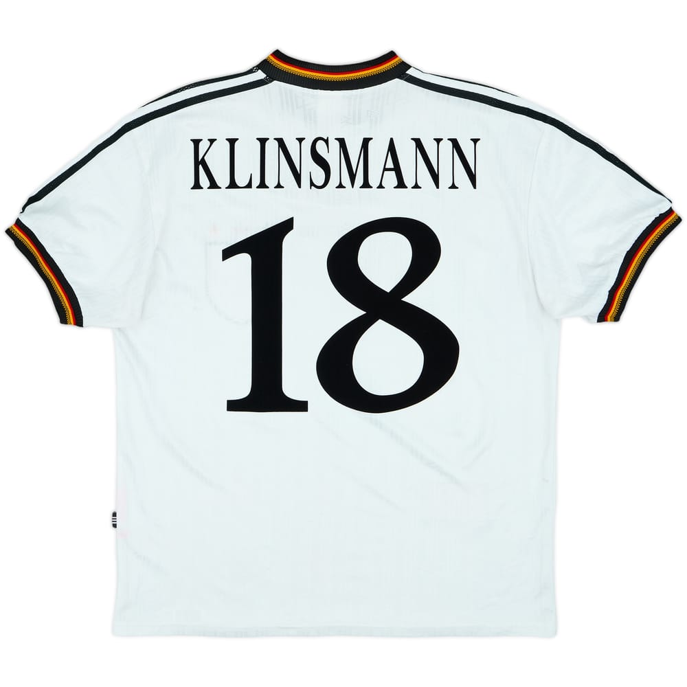 1996-98 Germany Home Shirt Klinsmann #18 - 7/10 - (L)