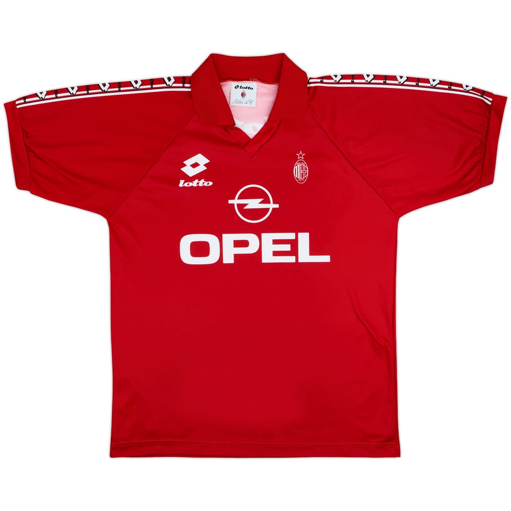1995-96 AC Milan Lotto Training Shirt - 8/10 - (L)