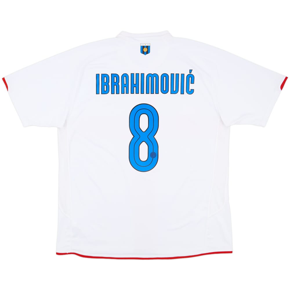 2007-08 Inter Milan Centenary Away Shirt Ibrahimovic #8 - 8/10 - (XXL)