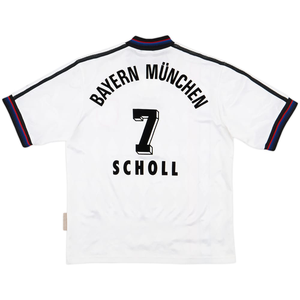 1996-98 Bayern Munich Away Shirt Scholl #7 - 8/10 - (Y)