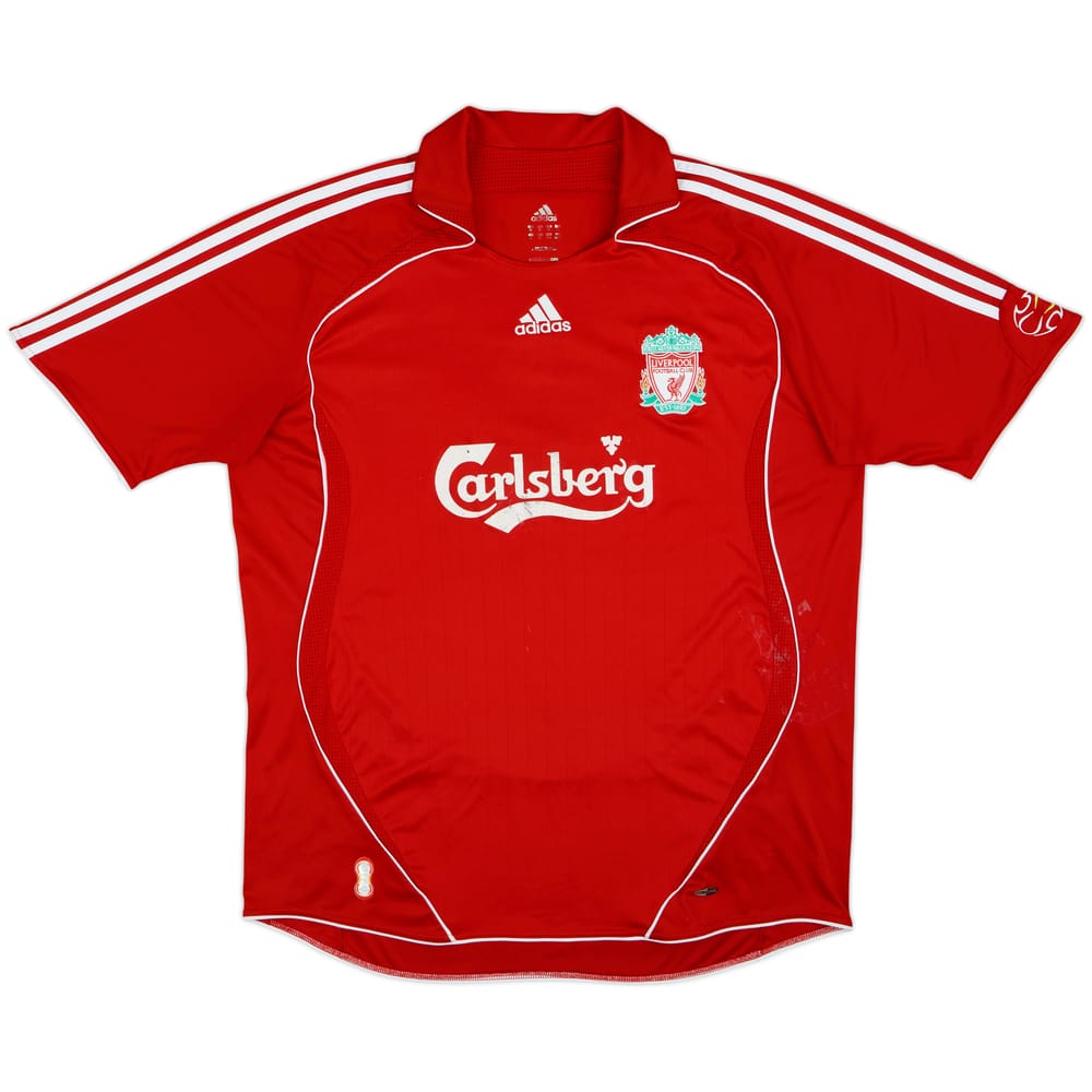 2006-08 Liverpool Home Shirt Gerrard #8 - 4/10 - (XL)