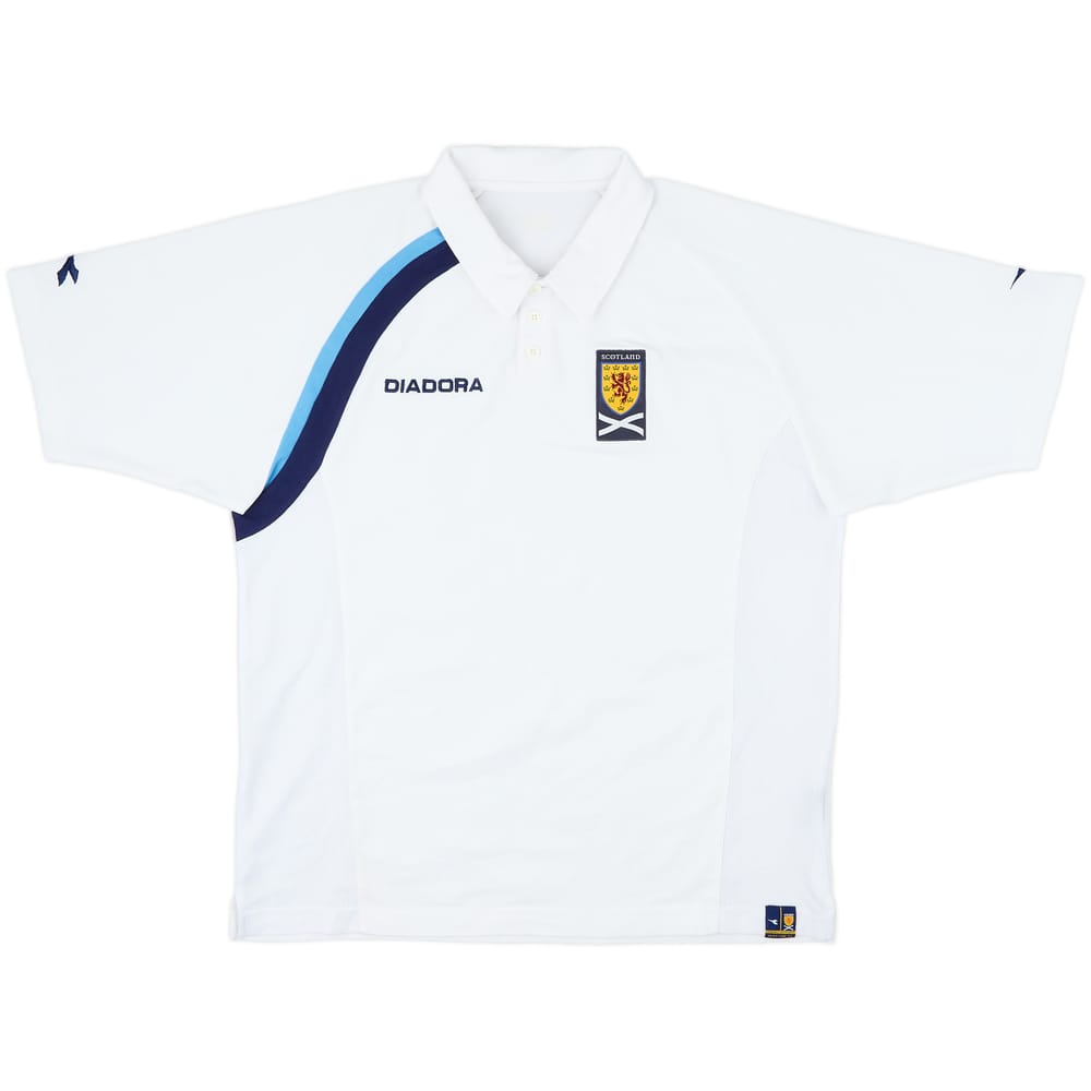 2005-06 Scotland Diadora Polo Shirt - 8/10 - (L)
