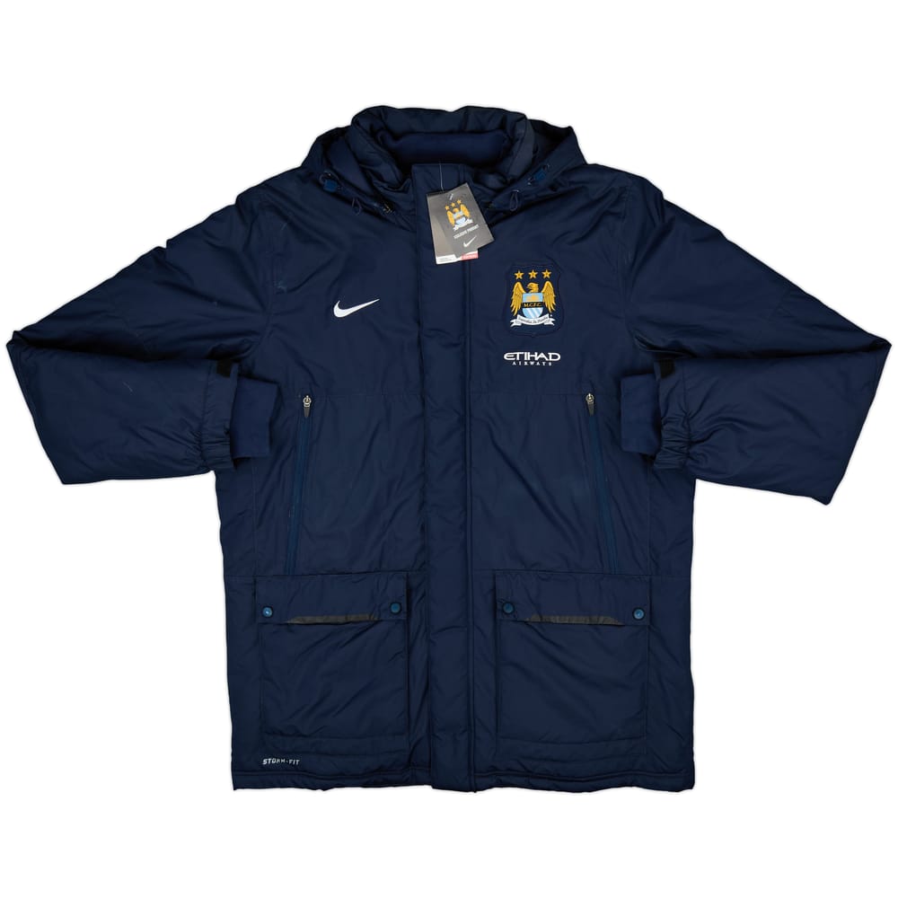 2013-14 Manchester City Nike Padded Bench Coat (XL)