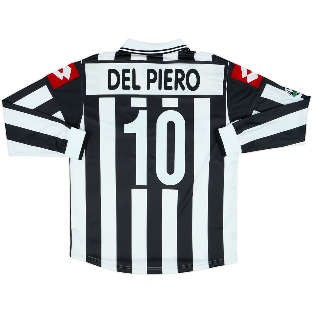 2001-02 Juventus Home L/S Shirt Del Piero #10 - 8/10 - (M)