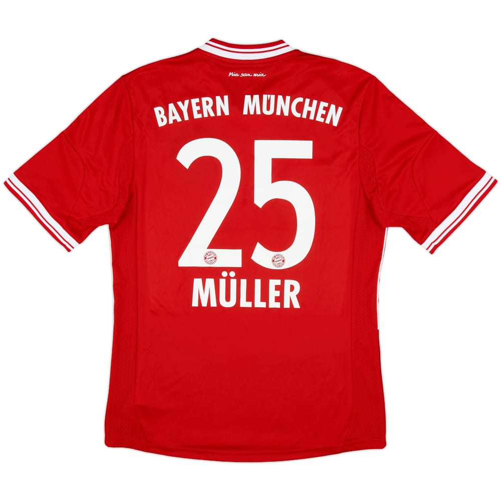2013-14 Bayern Munich Home Shirt Muller #25 - 7/10 - (M)