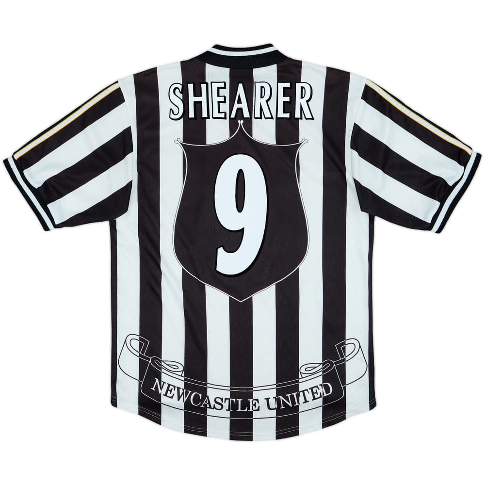 1997-99 Newcastle Home Shirt Shearer #9 - 8/10 - (M)