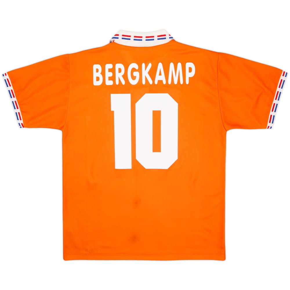 1996 Netherlands Home Shirt Bergkamp #10 (L)