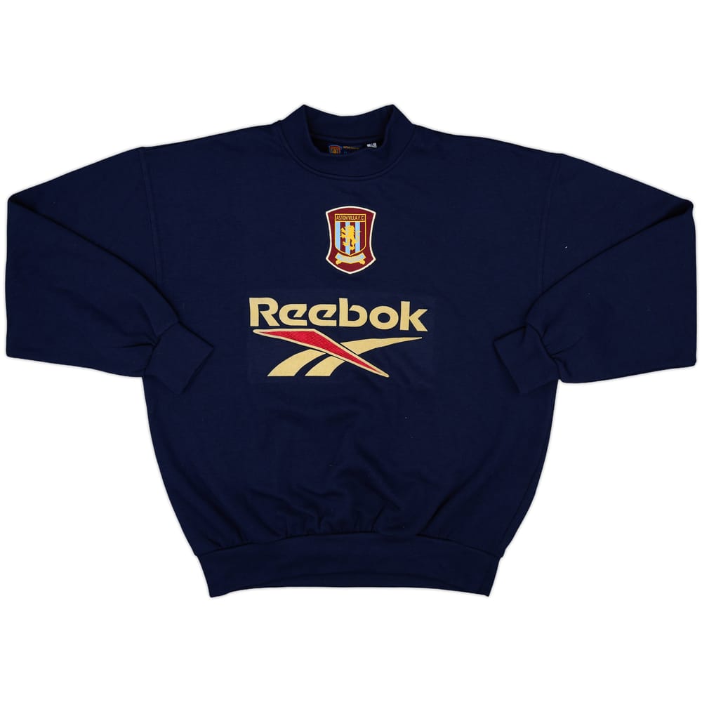 1998-99 Aston Villa Reebok Sweat Top - 8/10 - (M)