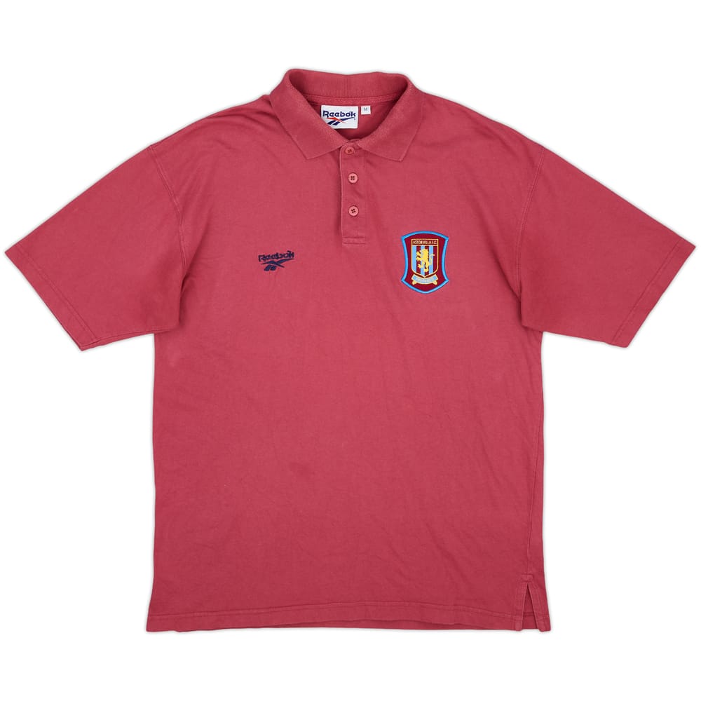 1998-99 Aston Villa Reebok Polo Shirt - 6/10 - (M)