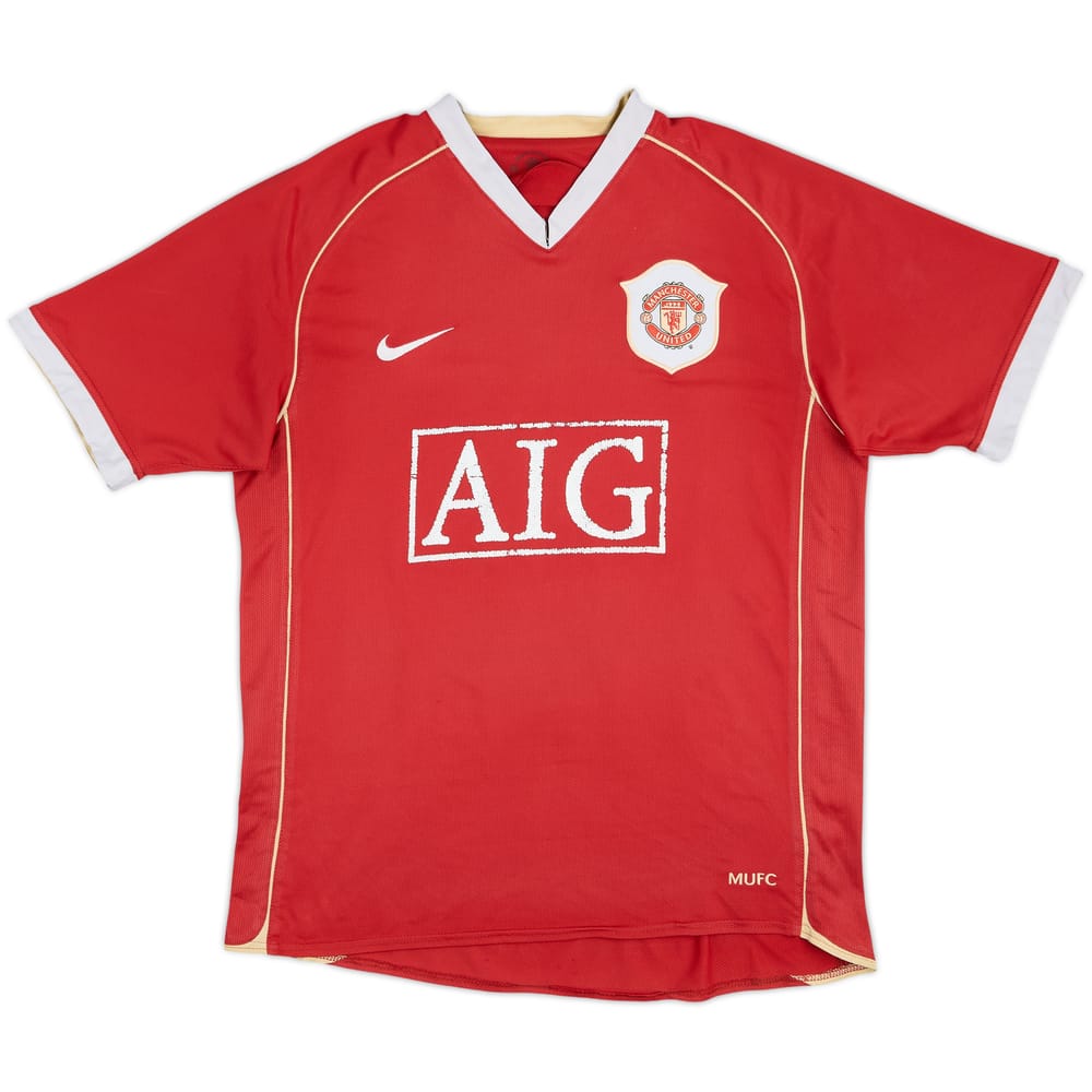 2006-07 Manchester United Home Shirt - 4/10 - (M)