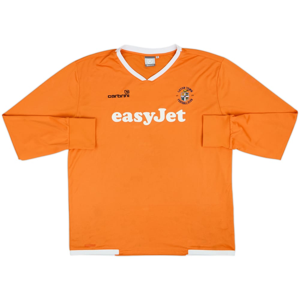 2009-11 Luton Town Home L/S Shirt - 4/10 - (XL)